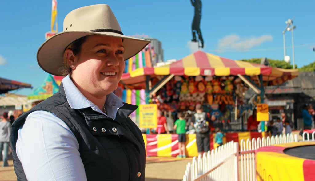 COUNTRY GIRL: Lowood school teacher Sarah Hannah is proud of her role as Queensland Rural Ambassador at this year’s Ekka. COUNTRY GIRL: Lowood school teacher Sarah Hannah is proud of her role as Queensland Rural Ambassador at this year’s Ekka.